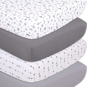 Stars and moon crib sheets